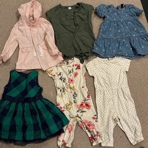 Toddler clothing bundle - Gap, Old Navy, Cat & Jack, Aspen Kids - 12-18 month